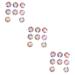 Healeved 24 Boxes Soft Pottery Polymer Clay Patches Diy Patch Nail Art Accessories Fruit Decor Nail Accessories Flower Clay Craft Patch Clay Manicure Patch Boxed Nail Chips Nail Flakes 3d