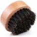Beavorty 3-Pack Portable Beard Brushes & Round Hairbrush for Men | Soft Travel Hairbrush for Dense Beards | Brown & Black 5.8x5.8x5.4cm - Buy Online on GoSupps.com