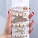 Hairpin 6-piece set Hairclip Pearl Hairpin Hair Arrangement Hair Accessories Antique Button Style Pink Hair Clip Hair Ornament Fashionable Everyday Us - Buy Online on GoSupps.com