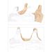XWSM Breast Prosthesis Bag Closure Front Post Surgical Cotton Mastectomy Bra - Thin Underwear Top Vest for Women (42/95 ABC) - White - Buy Online on GoSupps.com