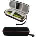 HUFFA Eva Protective Storage Case for Razors & Beard Trimmers - Portable Shaving Box - Durable Black Bag for Travel - Buy Online on GoSupps.com