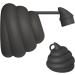 Creative Toothpaste Squeezer | Silicone Toothpaste Squeezer Dog Toothpaste Toppers | Multifunctional Self Closing Toothpaste Caps Odorless Toothpaste Dispenser Caps for Kids Adults Aallyn Black - Buy Online on GoSupps.com