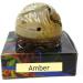 Stone Jar Amber Solid Perfume Long Lasting Body Fragrance In Large Hand Carved- 8 gm (Pack Of 1) - Buy Online on GoSupps.com