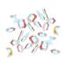 dijiusidy 50 Pieces Glass Crystal Set Eye-catching Personalized Nail Art Rhinestones DIY Handcraft Manicure Accessories for Card Making Aurora AB