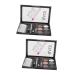 Didiseaon 2 Sets Eyebrow Powder Set Eyebrow Brush Eye Brow Shaping Kit Eyebrow Powder Cosmetic Miss Six Colors