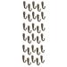 Alipis 36 Pcs Towel Hooks Coat Hooks for Wall Door Hooks Clothes Hook European Style Coat Hanger C113