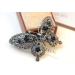 AKOAK Blue Crystal Butterfly Hairpin - Fashion Headwear Barrette Clip - Buy Online on GoSupps.com