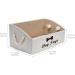 Geyecete Large Dog Toys Storage Bins - Foldable Trapezoid Organizer with Rope Handle - Beige - Buy Online on GoSupps.com