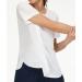 THE GYM PEOPLE Women's Breathable Yoga T-Shirt - White, X-Large - Buy Online on GoSupps.com