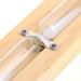 Sauna Hourglass Timer - 15 Minute Heat-Resistant White Wooden Sauna Watch & Wall Mount Accessories - Buy Online on GoSupps.com