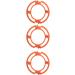 Haofy 3PCS Razor Retaining Ring Set - Orange Blade Retaining Rings for Norelco Series 7000 & 9000 RQ12 - International Shipping Available - Buy Online on GoSupps.com