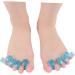 Silicone Gel Shoe Separator Pair for Valgus Adjuster & Lengthening - Blue Orthotic Shoe Padding for Comfort and Support - Buy Online on GoSupps.com