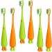 Fomiyes 30-Pack Carrot Travel Toothbrush for Babies - Bulk Toothbrushes for Oral Care & Ear Cleaning - Buy Online on GoSupps.com