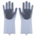 Silicone Gloves Dishwashing Gloves Multifunctional Magic Gloves Bathroom Kitchen Gloves Car Washing Gloves Washing Bowls Gloves Tools