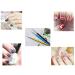 Aoshang 3pc Nail Art Liner Brushes Set for UV Gel & Acrylic Design - Nail Dotting Painting Drawing Pen - Sizes 7/9/11mm - Buy Online on GoSupps.com