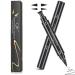 KAKORR Winged Eyeliner Stamp Dual Ended Liquid Eyeliner Pen for Wing Cat Eye Waterproof Long Lasting Smudge-proof Liquid Eye Makeup Black (1pcs-eyeliner stamp) 1 Count (Pack of 1)