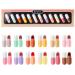 BonyTec MadayFormula Pill Lipstick Mini  12 Colors Matte Lipstick  Lip Capsules  Waterproof Long Lasting Mini Capsules Lipstick Set Gift for Girls Women
