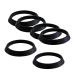 Qrity 6 pieces drain pipe blind cap seal for kitchen sink 43 mm drain seal drip ring rubber disc for 1 1/2 "fittings sealing ring-43mm