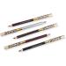 Baluue Leopard Eyebrow Pencil 2pcs Long Lasting Eyebrow Pencil with Brush Wooden Leopard Cover Eyebrow Pencil Makeup Tool Dark Coffee - Buy Online on GoSupps.com