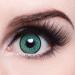 Matlens EOS Green Colored Contact Lenses - Circle Lenses with 3.0 Diopters | 2 Lenses + Care Kit (50ml) | International Shipping Available - Buy Online on GoSupps.com