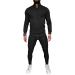 Hanxiulin Men's 3XL Training Suit - Adjustable Jogging Pants & Leisure Sweat Jacket - Perfect for Home & Fitness - Buy Online on GoSupps.com
