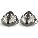 Happyyami Metal High Heel Tip Cap Covers - 3 Pairs | Pump Toe Protector Charms - 3.5x3.5cm (Style4) - Buy Online on GoSupps.com