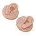 Flexible Silicone Human Ear Model 3 Pair Set | Hand Crafted & Reusable Display Props for Earrings | Medium Skin Color - Buy Online on GoSupps.com