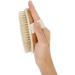 Natural Bristle Bathing Brush with Long Handle - Back & Body Peeling Massage Brush for Shower - Dry or Wet Use - Buy Online on GoSupps.com