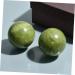 Lurrose 8 STK Handball Massage Roller - Marble Chinese Meditation Balls for Fitness & Health | Skin-Friendly Jade Handballs - Buy Online on GoSupps.com