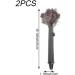 2pcs Retractable Feather Duster Household Feather Duster Feathers Duster with Long Handle for Home Dust Cleaning - Buy Online on GoSupps.com