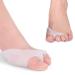 Dewin Valgus Toe Spreader & Hammer Toe Corrector - Silicone Gel Cushion for Pain Relief - Universal Fit Slipproof & Transparent - Buy Online on GoSupps.com