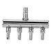 Watris Veiyi Stainless Steel Air Distributor for Aquariums - 2/4/6 Way Adjustable Air Control Valve 8mm Input 4mm Output - Ideal Air Pump Divider - Buy Online on GoSupps.com