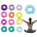 Minasuki Colorful Waterproof Swim Scrunchies -13 Colors Stylish Hair Scrunchies for Women Elastic Soft Ponytail Holder Hair Ties Hair Accessories Gift for Birthday Swimming Pool Beach and Party!