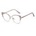 ADEWU glasses without prescription with blue light filter glasses frames women cat eye chic party fake glasses dark pink