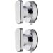 2 Pcs Bathroom Shower Glass Door Suction Cup Safety Knobs Handle Wall Mounted Handrail Grip Tub Shower Handle (Silver Color) - Buy Online on GoSupps.com
