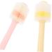 IWOWHERO 3pcs Soft Fur Toothbrush Set - Gentle Teeth Cleaner & Oral Care Brush | International Shipping Available - Buy Online on GoSupps.com