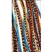 Grizzly Extensions Clip-In Feather Extensions - Natural & Turquoise for Blonde Hair | Premium Quality Hair Accessories - Buy Online on GoSupps.com