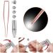 LED Ear Cleaner Wax Removal Tweezer Spoon with Luminous Kids Ear Curette - Rose Gold - Buy Online on GoSupps.com