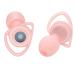 Sleep Noise Reduction earplugs  Soft Silicone Materials and can be reused  Used in Sleep  Work  Travel  and Loud Activities  Pink
