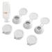 Condiment Container Lids Inverted Household Bottle Emptying Lid | White Bottle Lid Set No Waste Bottle Lids for Condiment Containers Shampoo Bottle