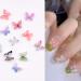 72pcs 3D Butterfly Nail Art Decoration Resin Charms - 12 Colors Pearl Beads Accessory for Acrylic Nails - BX1130-6 - Buy Online on GoSupps.com