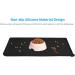 Audwud Silicone Waterproof Dog & Cat Feeding Mat | Anti-Slip Pet Mat 53x38 cm - Black - Buy Online on GoSupps.com