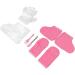 Doublures de Pieds et de Mains en Cire Flanelle Rose paraffine Garder au Chaud Gants jetables Mitaines de Cire Ensemble de Pieds - Buy Online on GoSupps.com