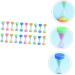 Buy HOMSFOU 100 STK Mini-Sand Timer - Colorful Hourglass for Students & Classroom | 5-Pack 6.7x2.8cm - Perfect for Learning & Play - Buy Online on GoSupps.com