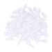 SUPVOX 40pcs Silicone Earplugs Soft Ear Protection Ear Plugs Water-Proof Ear Plugs Noise Reducing Ear Plugs (Transparent)