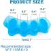 Toe Spreader Silicone | Hallux Valgus Correction & Bunion Relief | Gel Separator for All Toes | Comfort & Protection 6x Blue - International Shipping - Buy Online on GoSupps.com