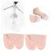 2 Pairs Big Toe Sleeves Shoe Covers - Pointe Cushion Toe Protection Case with Hole for Toe Pad and Protector - Buy Online on GoSupps.com