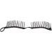 Banana Hair Clips Comfortable Fashion Vintage Clincher Comb Tool Simple 2 Pieces Durable for Girl for Thick Wavy Curly Hair (Black) - Buy Online on GoSupps.com