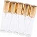 Fenteer 10ml Gold Mini Glass Spray Bottle - Refillable Travel Cosmetics Atomizer & Liquid Dispenser - Buy Online on GoSupps.com