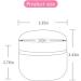 Topwon Talc-Free Body Powder Container with Puff- Green | Dusting Loose Powder Case for Baby and Women | Home and Travel Friendly - Buy Online on GoSupps.com